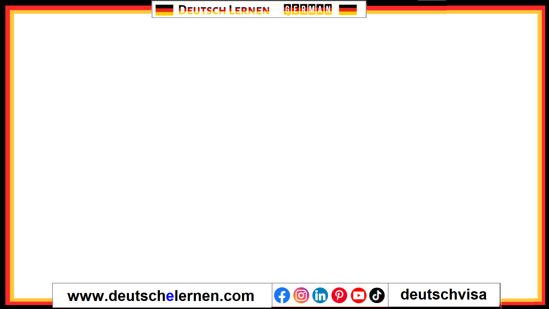 Deutsch Lernen Rahmen (Desktop)